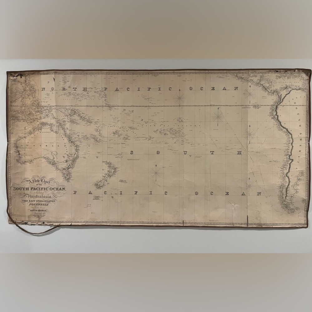James Imray Nautical Chart Vintage Map 1851